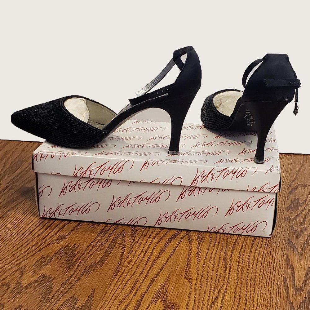 ** Lord & Taylor Beaded Dress Heels - Picture 2 of 6
